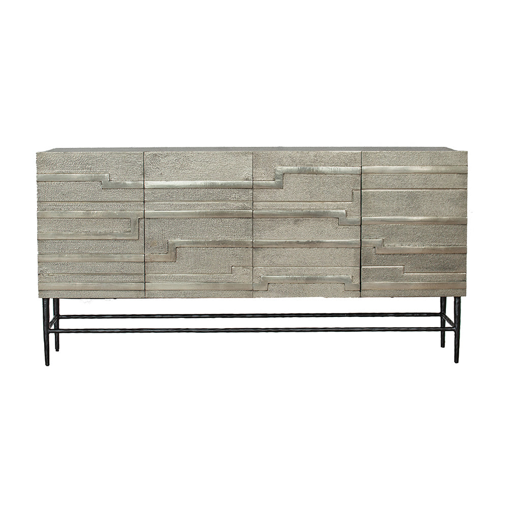 59x14.5x30" Linear 4 Door Credenza