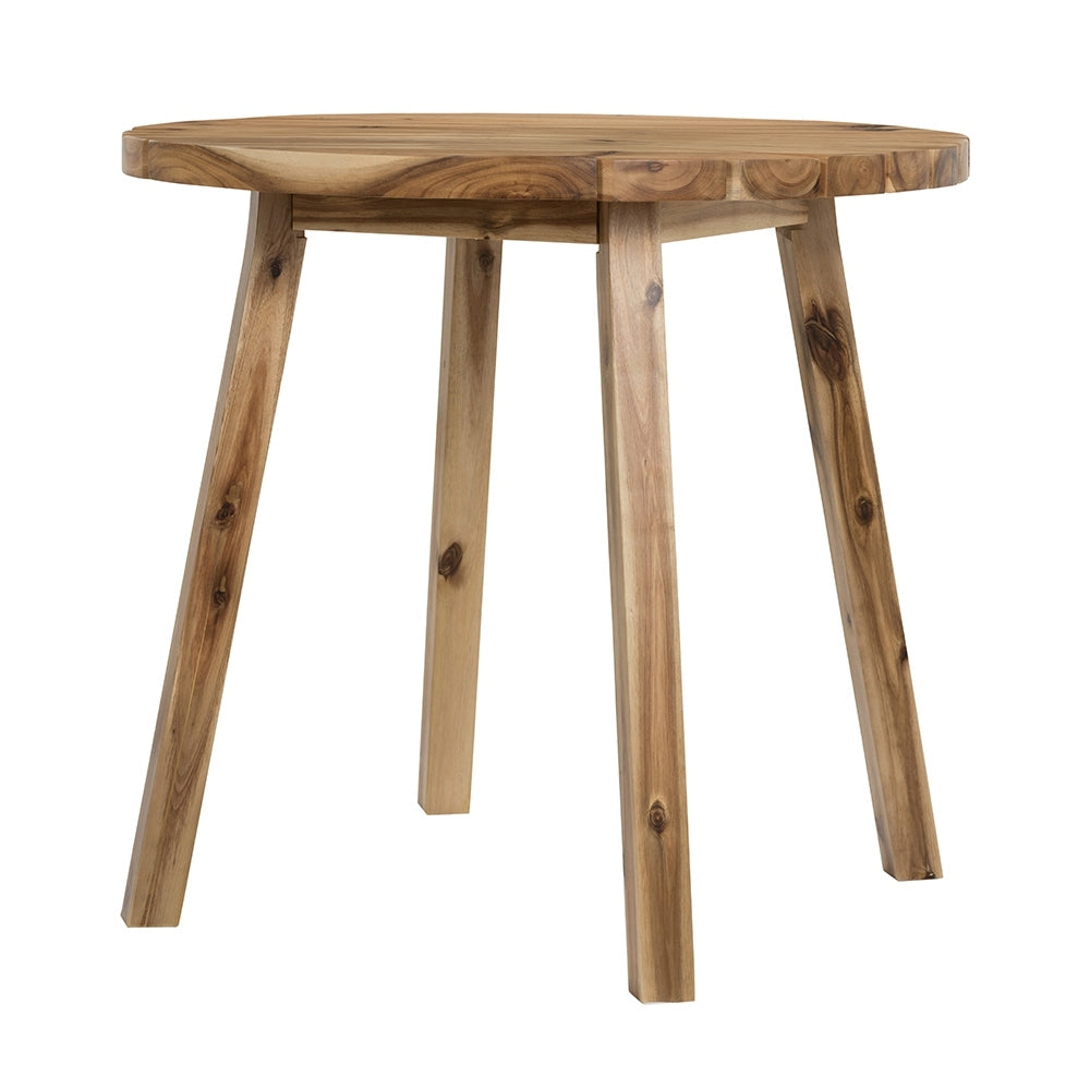 D32x30" Round Dining Table, Solid Wood