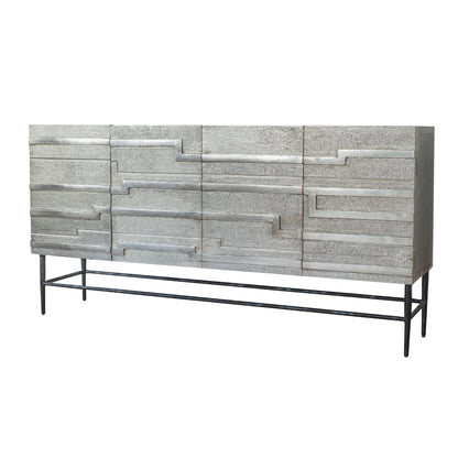 59x14.5x30" Linear 4 Door Credenza