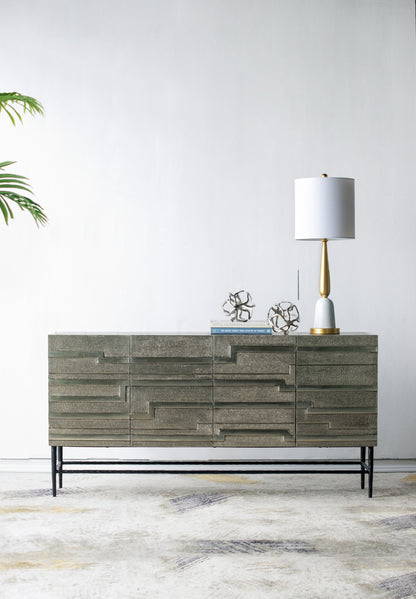 59x14.5x30" Linear 4 Door Credenza