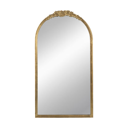 28"x53" Wood Floor Mirror, Full Body Mirror Dressing Make up Mirror for Bathroom Bedroom Living Room