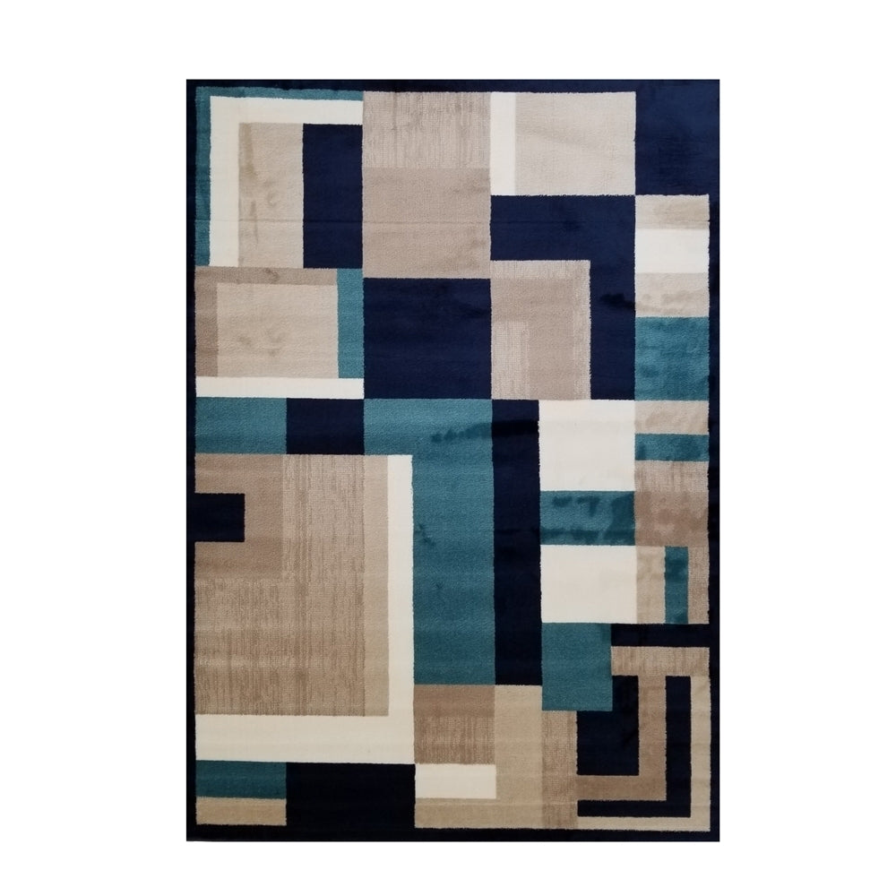 Jersey Area Rugs, Carpets For Livingroom, 5x7 Area Rugs ,3007 Blue