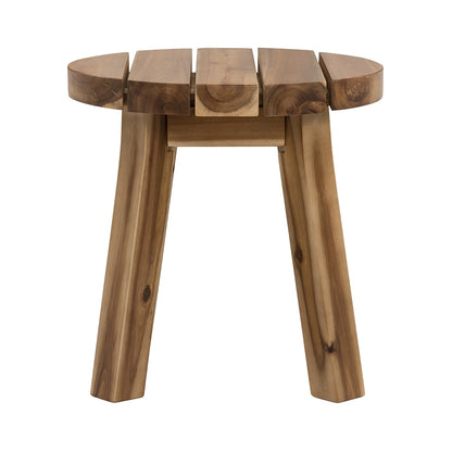 D16x16" Round Side Table, Solid Wood