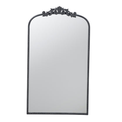 24"x 42" Classic Design Mirror with and Baroque Inspired Frame for Bathroom, Entryway Console Lean Against Wall