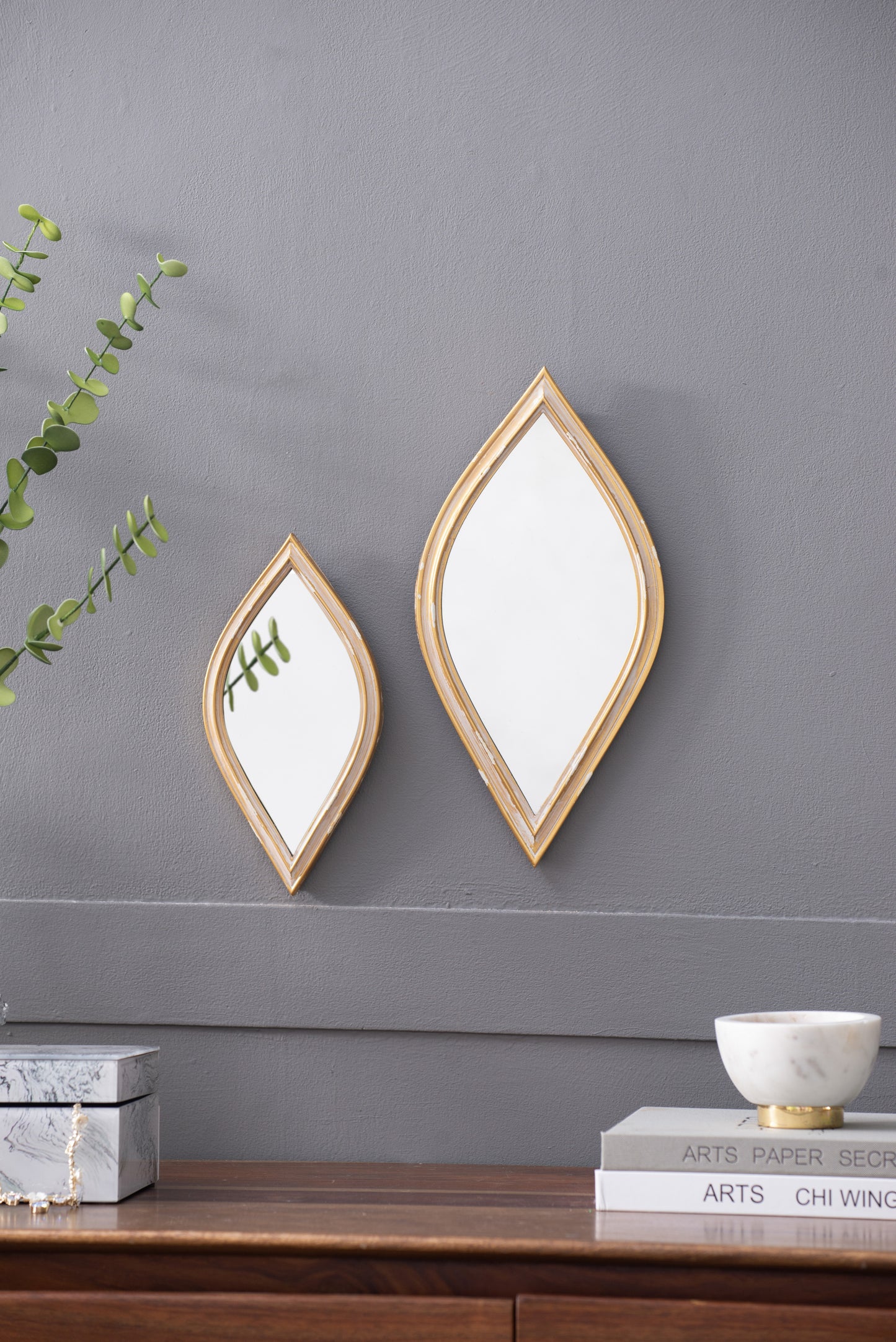 Decorative Mirror for Wall Decor, 6.5x13"